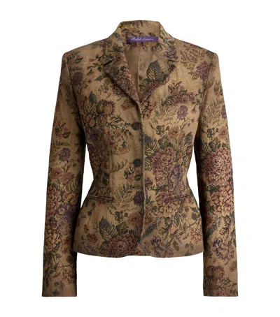 Ralph Lauren Collection Jacquard Maurice Jacket In Multi