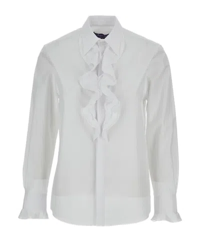 Ralph Lauren Long-sleeved Shirt In White