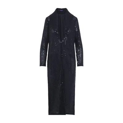Ralph Lauren Collection Long Cardigan In Blue