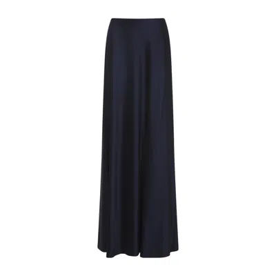 Ralph Lauren Collection Masina Maxi A Line Skirt In Blue