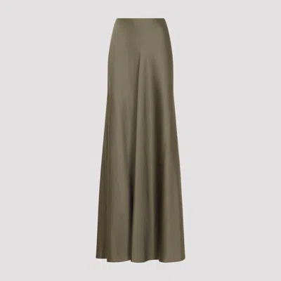 Ralph Lauren Collection Masina Maxi A-line Skirt In Brown