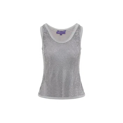 Ralph Lauren Collection Melony Blouse In Gray