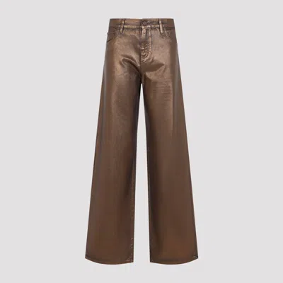 Ralph Lauren Collection Mercer 5-pocket Straight-leg Cotton Pants In Brown