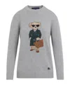 Ralph Lauren Bear Graphic Knitwear Ribbed Finish