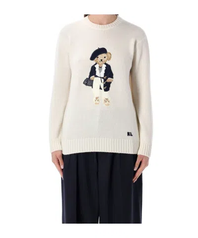 Ralph Lauren Collection Pre-spring Polo Bear Jumper In Multi