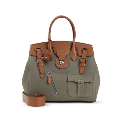 Ralph Lauren Collection Ricky 33 Canvas Handbag
