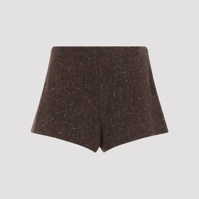 Ralph Lauren Collection Slim Wool-cashmere Bermuda Shorts In Multi