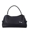 Ralph Lauren Collection Stitch Detailed Shoulder Bag In Black
