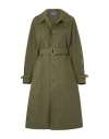 Polo Ralph Lauren Ralph Lauren Collection Woman Overcoat & Trench Coat Military Green Size 14 Cotton In Green