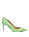 Polo Ralph Lauren Ralph Lauren Collection Woman Pumps Light Green Size 10 Soft Leather In Green