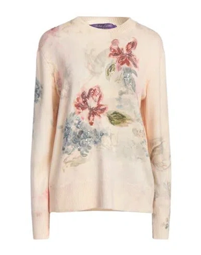 Ralph Lauren Collection Woman Sweater Cream Size L Cashmere In White