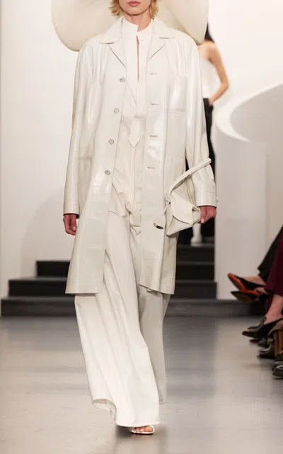 Ralph Lauren Collen Rigid High-rise Wide-leg Jeans In White