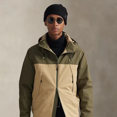 Ralph Lauren Color-blocked Hooded Jacket