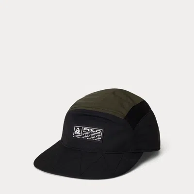 Ralph Lauren Color-blocked Mesh-paneled Cap In Multi