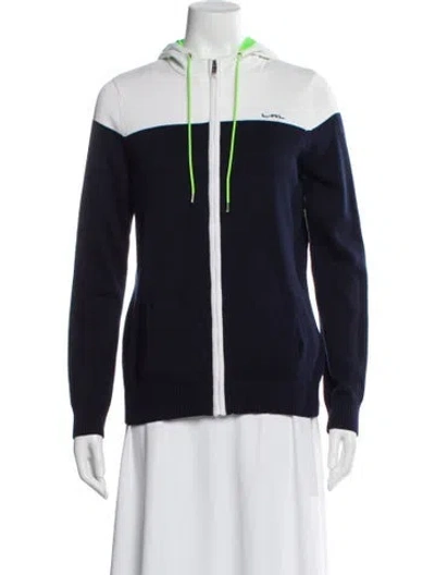 Pre-owned Ralph Lauren Colorblock Pattern Jacket In Blue
