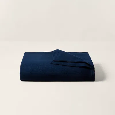 Ralph Lauren Conor Bed Blanket In Polo Navy In Blue