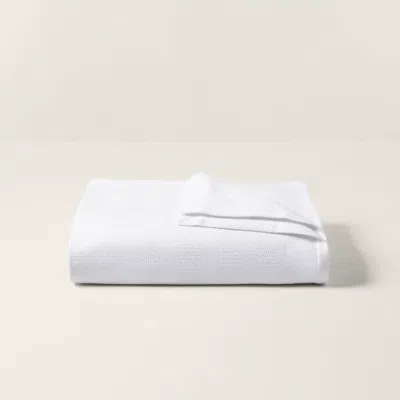 Ralph Lauren Conor Bed Blanket In Studio White