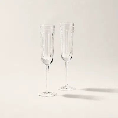 Ralph Lauren Coraline Champagne Flute Gift Set In Blue