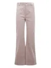 Ralph Lauren Corduroy Flared Trousers In Multi