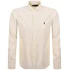 Ralph Lauren Corduroy Shirt Cream In Brown