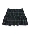 Polo Ralph Lauren Ralph Lauren Girls Plaid Corduroy Skirt In Black