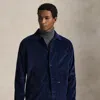 Ralph Lauren Utility Jacket With Chest Pocket And Long Sleeves In Blue