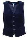Polo Ralph Lauren Corduroy Waistcoat In Blue