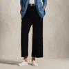 Polo Ralph Lauren Corduroy Wide-leg Cropped Pant In Polo Black