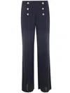 Polo Ralph Lauren Ralph Lauren High-waist Wide-leg Trousers In Lauren Navy