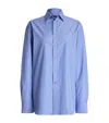 Ralph Lauren Cotton Adrien Shirt In Navy