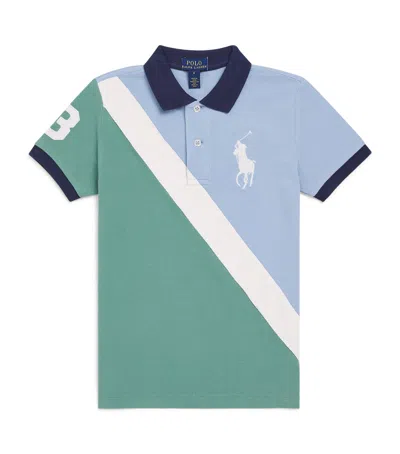 Ralph Lauren Kids' Cotton Big Pony Polo Shirt In Green
