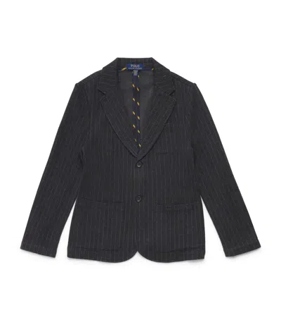Ralph Lauren Kids' Cotton-blend Blazer In Blue