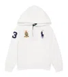 Ralph Lauren Cotton-blend Crest Logo Hoodie In White