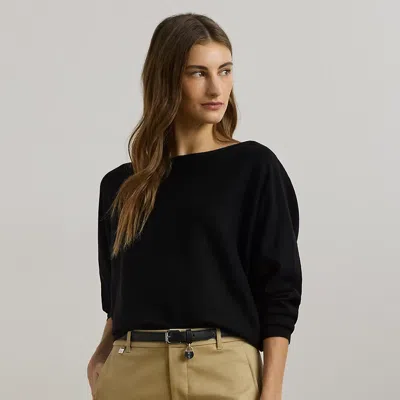 Ralph Lauren Cotton-blend Dolman-sleeve Sweater