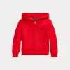 Polo Ralph Lauren Kids' Cotton-blend-fleece Hoodie In Red