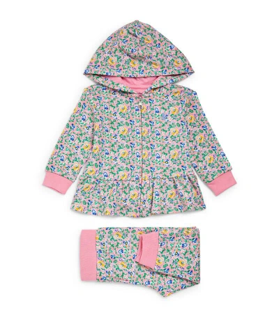 Ralph Lauren Cotton-blend Hoodie And Leggings Set (6-24 Months) In Pink