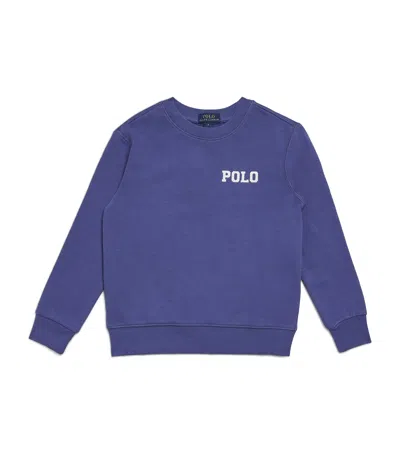 Ralph Lauren Kids' Cotton-blend Logo Sweatshirt