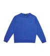 Ralph Lauren Cotton-blend Logo Sweatshirt In Blue
