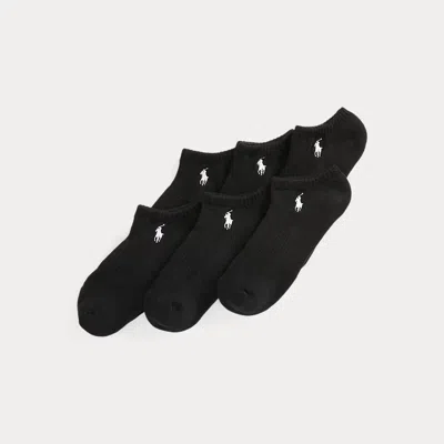 Polo Ralph Lauren Cotton-blend Low-cut-sock 6-pack In Black