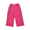 Ralph Lauren Cotton-blend Pants With Logo Embroidery Kids In Pink