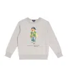 Polo Ralph Lauren Polo Bear Fleece Sweatshirt In Grey