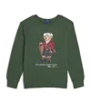 Ralph Lauren Cotton-blend Polo Bear Sweatshirt In Green