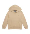 Ralph Lauren Cotton-blend Polo Pony Hoodie In Brown