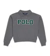 Ralph Lauren Cotton-blend Polo Sweatshirt In Gray