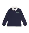 Ralph Lauren Cotton-blend Rugby Shirt In Blue