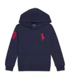 Ralph Lauren Cotton-blend Xl Polo Pony Hoodie In Blue
