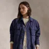 Polo Ralph Lauren Cotton Canvas Utility Jacket In Navy
