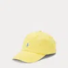 Ralph Lauren Kids' Cotton Chino Ball Cap In Yellow