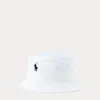 Polo Ralph Lauren Cotton Chino Bucket Hat In White