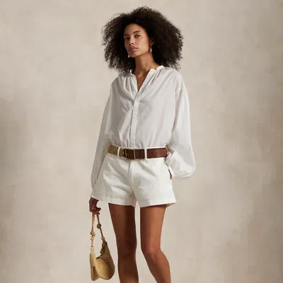 Polo Ralph Lauren Cotton Chino Short In Deckwash White